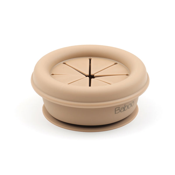 Food container with lid - Beige | Baboo