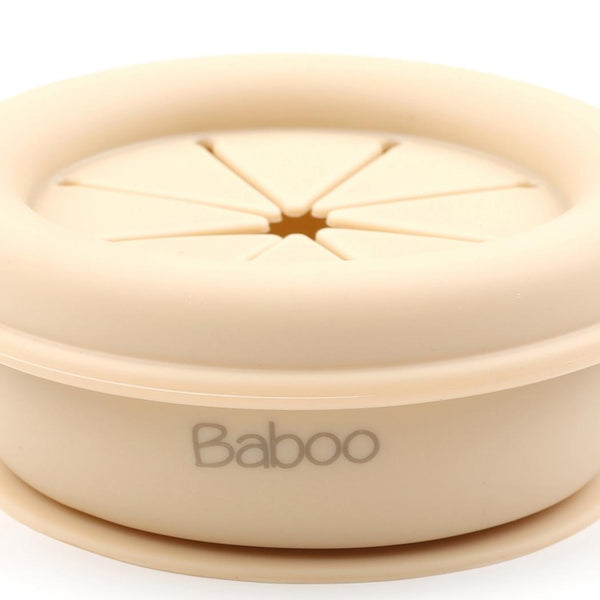 Food container with lid - Cream — View 2 | Baboo
