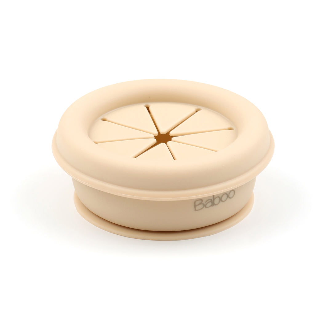 Food container with lid - Cream | Baboo